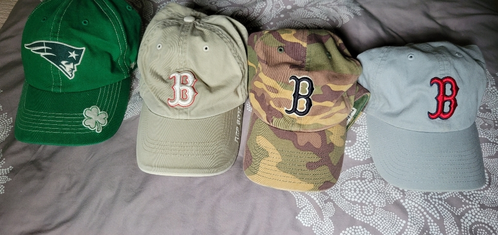 BOSTON RED SOX hats, all offical franchise brand. 1 New England Patriots